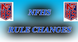 NFHS Rule Changes slide.