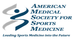 America Medical Society for Sports Medicine logo.