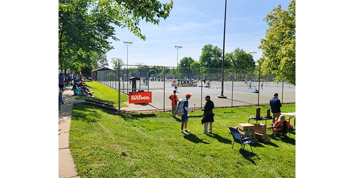 Temporary Site Successful for Tennis State Tournament