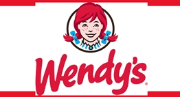 Wendy's restaurant logo.