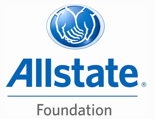 Allstate Foundation logo with ad forward hyperlink.